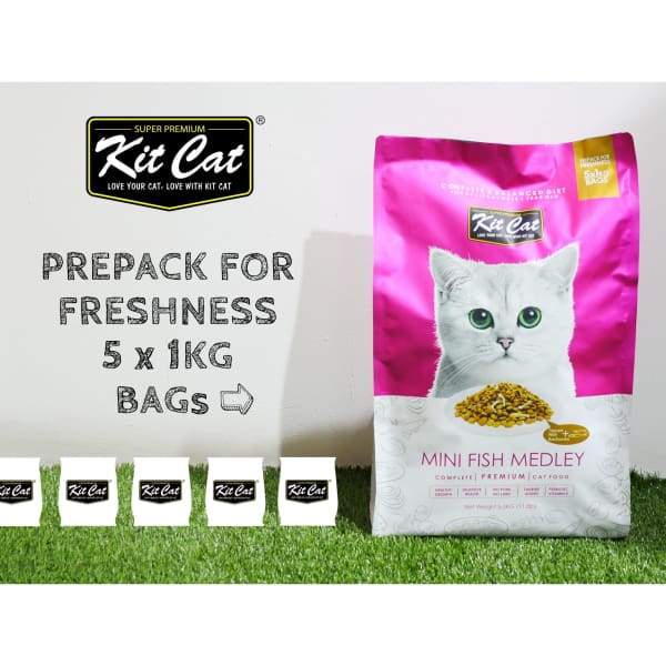 Kit Cat Kit Cat Mini Fish Medley Cuisine Dry Cat Food Cat Food & Treats
