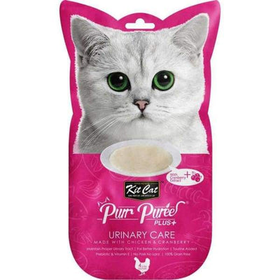 Kit Cat Kit Cat Purr Puree Plus Urinary Care Chicken Cat Treats 60g (4 x 15g Sachets) Cat Food & Treats