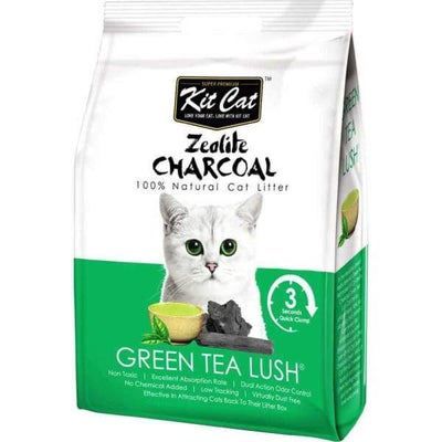 Kit Cat Kit Cat Zeolite Charcoal Green Tea Lush Cat Litter 4kg Cat Litter & Accessories