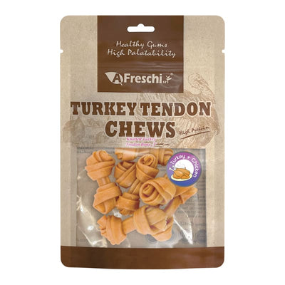 Afreschi [BUY 2 GET 1 FREE] Afreschi Knotted Turkey Tendon Bone Dog Chew 130g Dog Food & Treats