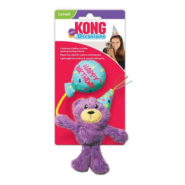 KONG [20% OFF] KONG Birthday Teddy Cat Toy Cat Accessories