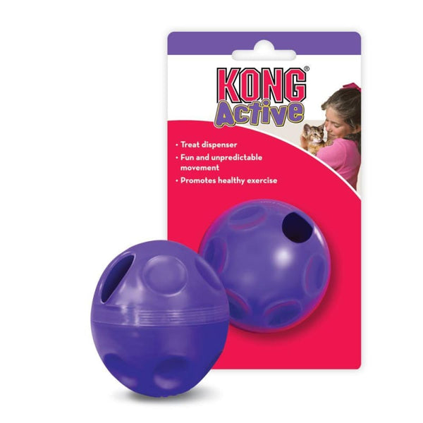 KONG [20% OFF] KONG Cat Treat Dispensing Ball Toy Cat Accessories
