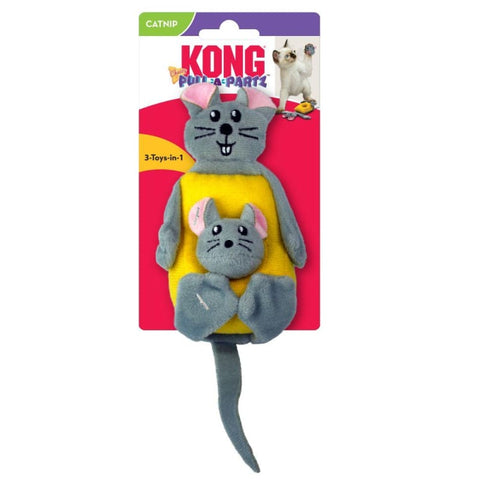 KONG [20% OFF] KONG Pull-A-Partz Cheezy Cat Toy Cat Accessories