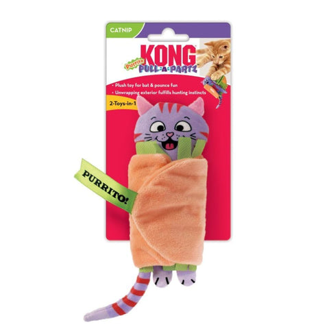 KONG [20% OFF] KONG Pull-A-Partz Purrito Cat Toy Cat Accessories