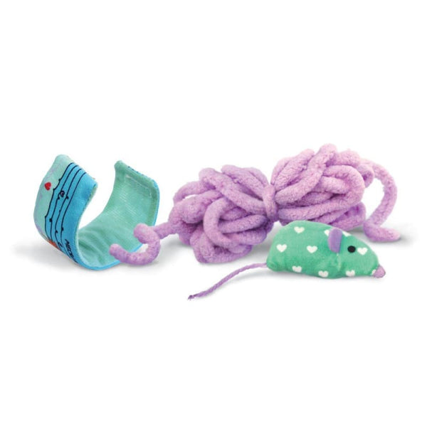 KONG [20% OFF] KONG Pull-A-Partz Yarnz Cat Toy (Assorted Colours) Cat Accessories