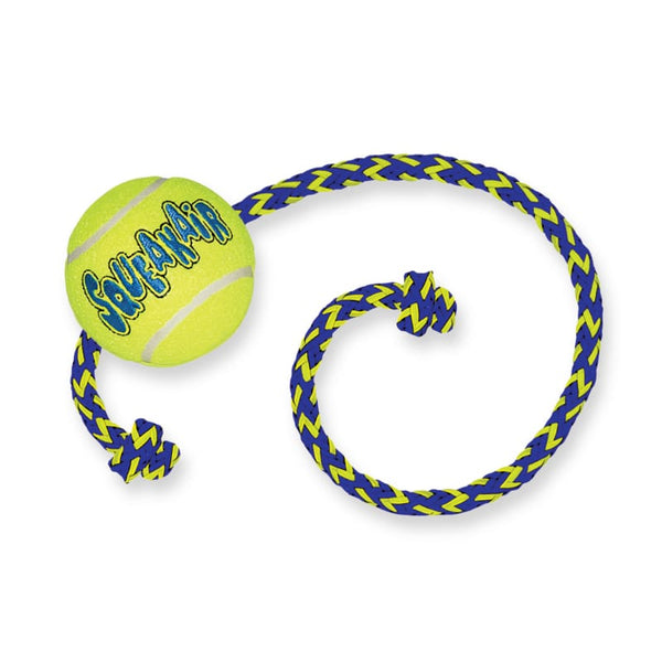 KONG [20% OFF] KONG Squeak Air Ball with Rope Dog Toy Dog Accessories