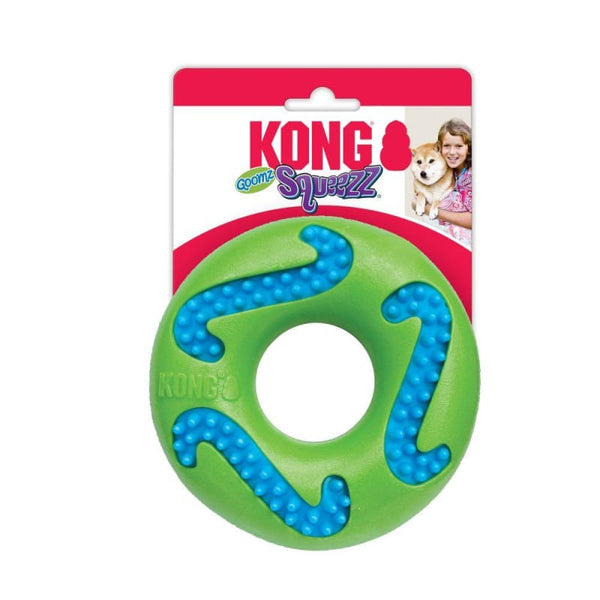 KONG [20% OFF] KONG Squeezz Goomz Ring Dog Toy (2 Sizes) Dog Accessories