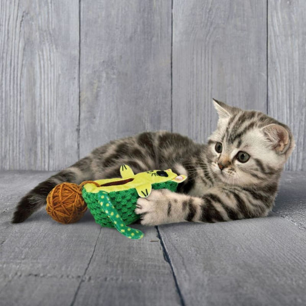 KONG [20% OFF] KONG Wrangler Avocado Cat Toy Cat Accessories