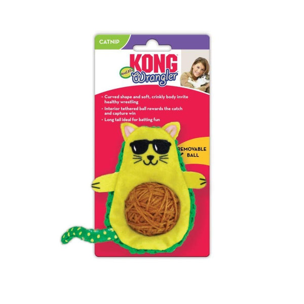 KONG [20% OFF] KONG Wrangler Avocado Cat Toy Cat Accessories