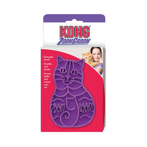 KONG [20% OFF] KONG Zoom Groom Brush for Cats Grooming & Hygiene