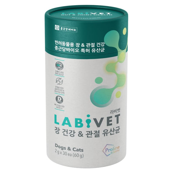 Labivet Labivet Joint & Gut Health Probiotics Dog & Cat Supplement 60g Dog Healthcare