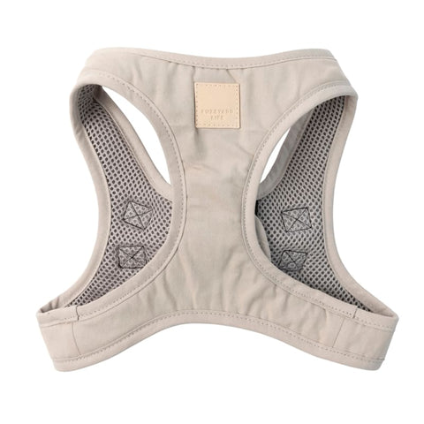 Fuzzyard [15% OFF] Fuzzyard Life Cotton Sandstone Dog Step-In Harness (6 Sizes) Dog Accessories