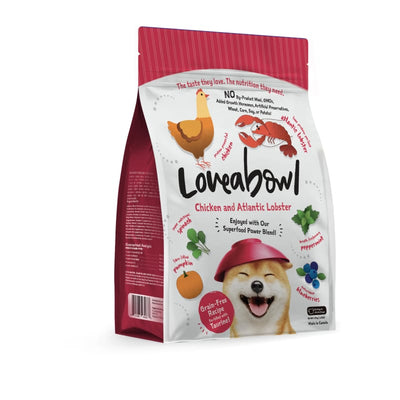 Loveabowl [20% OFF] Loveabowl Chicken and Atlantic Lobster Dry Dog Food (3 Sizes) Dog Food & Treats