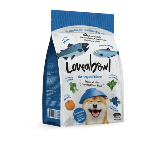 Loveabowl [20% OFF] Loveabowl Herring and Salmon Dry Dog Food (3 Sizes) Dog Food & Treats