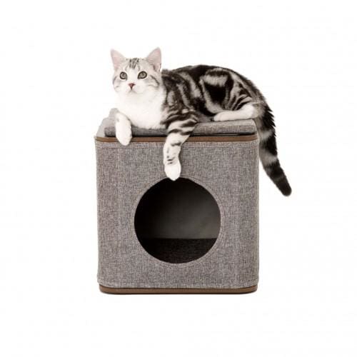 Lulus World [20% OFF] Lulus World Lu-Cubox Oak Cat House Cat Accessories