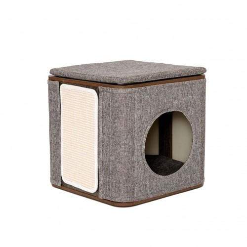 Lulus World [20% OFF] Lulus World Lu-Cubox Oak Cat House Cat Accessories