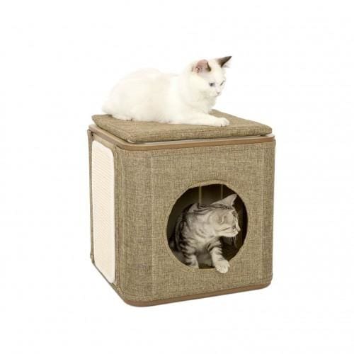 Lulus World [20% OFF] Lulus World Lu-Cubox Oldish Cat House Cat Accessories