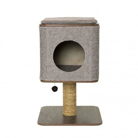 Lulus World [20% OFF] Lulus World Lu-Cubox Stand Oak Cat Tree House Cat Accessories