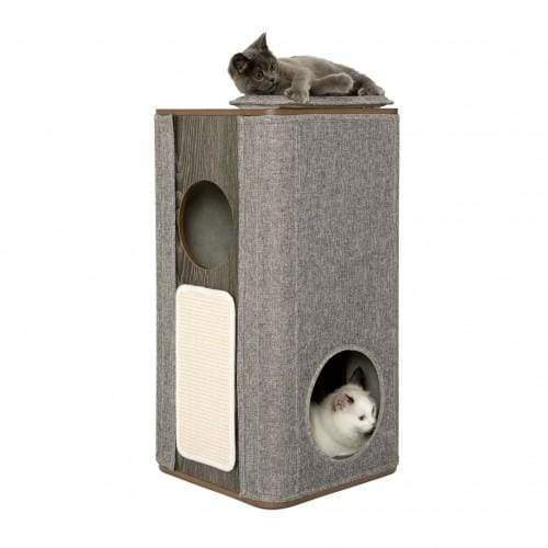 Lulus World [20% OFF] Lulus World Lu-Cubox Tower Oak Cat House Cat Accessories
