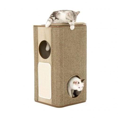 Lulus World [20% OFF] Lulus World Lu-Cubox Tower Oldish Cat House Cat Accessories