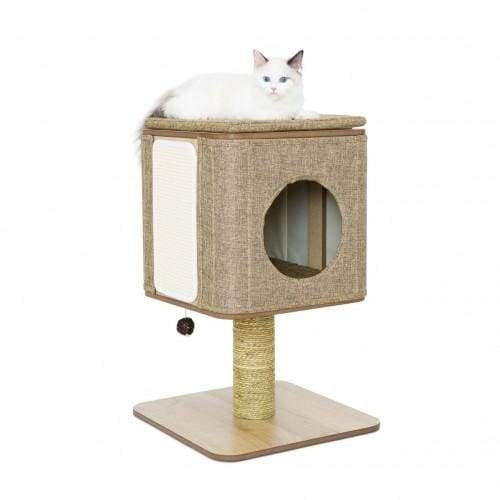 Lulus World [20% OFF] Lulus World Lu-Cubox Stand Oldish Cat Tree House Cat Accessories
