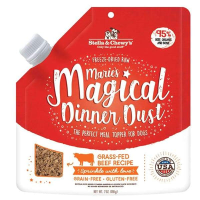 Stella & Chewy’s Stella & Chewy’s Marie’s Magical Dinner Dust Grass-fed Beef Meal Toppers/Mixers 7oz Dog Food & Treats