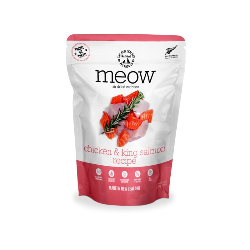 MEOW [28% OFF] MEOW Chicken & Salmon Air Dried Dog Treats 100g Cat Food & Treats