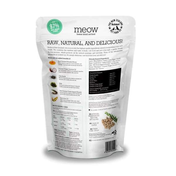 MEOW MEOW Lamb & King Salmon Freeze Dried Raw Cat Food 280g Cat Food & Treats