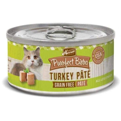 Merrick Merrick Purrfect Bistro Grain-Free Turkey Pate Canned Cat Food 156g Cat Food & Treats