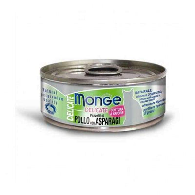 Monge Monge Delicate Chicken with Asparagus Canned Cat Food 80g Cat Food & Treats