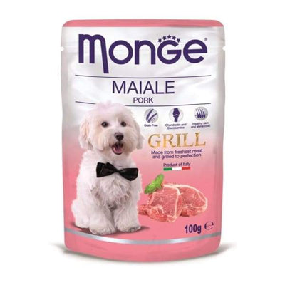 Monge Monge Grill Pork Pouch Dog Food 100g Dog Food & Treats
