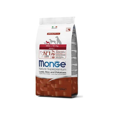 Monge Monge Mini Adult Lamb Rice and Potatoes Dry Dog Food 2.5kg Dog Food & Treats