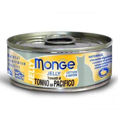 Monge Monge Yellowfin Tuna in Jelly Canned Cat Food 80g Cat Food & Treats