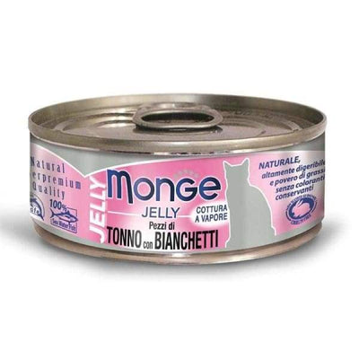 Monge Monge Yellowfin Tuna With Whitebait in Jelly Canned Cat Food 80g Cat Food & Treats