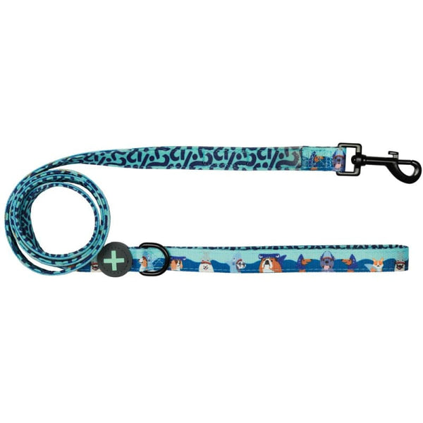 Moo + Twig [15% OFF] Moo + Twig Bark Shark Reversible Dog Leash Dog Accessories