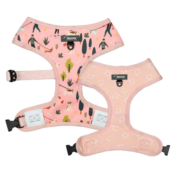 Moo + Twig [15% OFF] Moo + Twig Dog People Love Reversible Dog Harness (4 Sizes) Dog Accessories