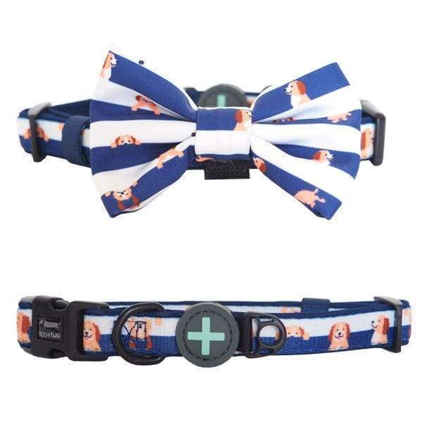 Moo + Twig Moo + Twig Peek A Doo Bow Tie Collar Dog Accessories