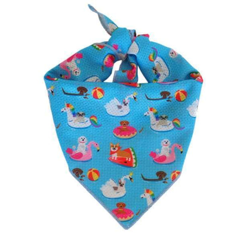 Moo + Twig Moo + Twig Pool Pawty Bandana Dog Accessories