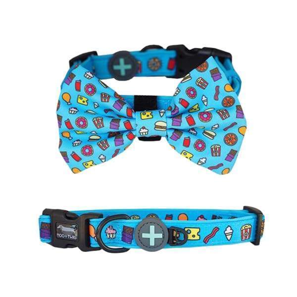 Moo + Twig Moo + Twig Snack Attack Bow Tie Collar Dog Accessories