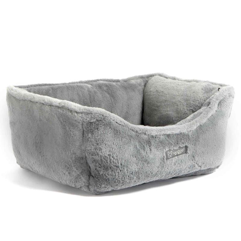 Nandog Pet Gear Nandog Pet Gear Cloud Grey Super Soft Luxe Reversible Bed Dog Accessories