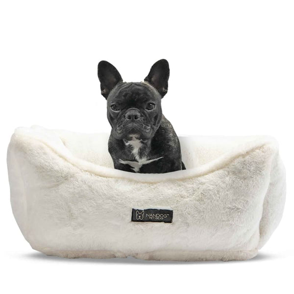 Nandog Pet Gear Nandog Pet Gear Cloud Ivory Super Soft Luxe Reversible Bed Dog Accessories
