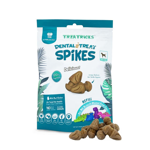 Natura Nourish [30% OFF] Natura Nourish Spikes Chicken Dental Dog Chicken Treats Refills 183g Dog Food & Treats