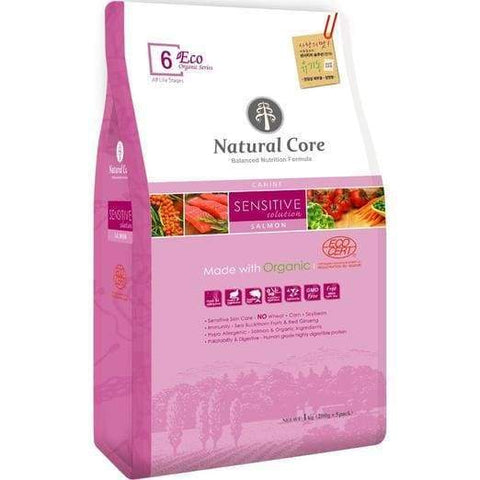 Natural Core [FREE 210G FOOD*] Natural Core Eco 6 Organic Sensitive Solution Salmon Dry Dog Food Dog Food & Treats