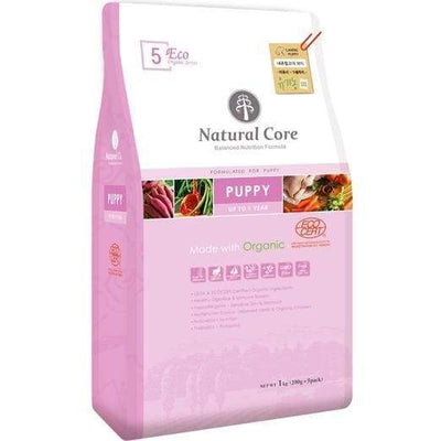 Natural Core [FREE 210G FOOD*] Natural Core Eco 5 Organic Puppy Dry Dog Food Dog Food & Treats