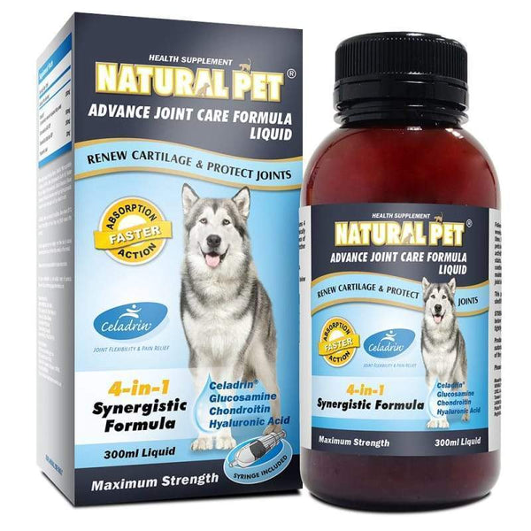 Natural Pet [15% OFF] Natural Pet Advance Joint Care Formula 60 Tablet / Liquid 300ml Dog Healthcare