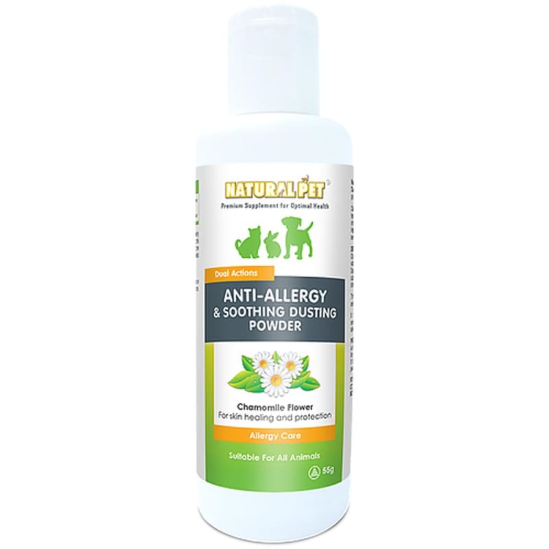 Natural Pet [15% OFF] Natural Pet Anti-Allergy & Soothing Dusting Powder 55g Dog Healthcare