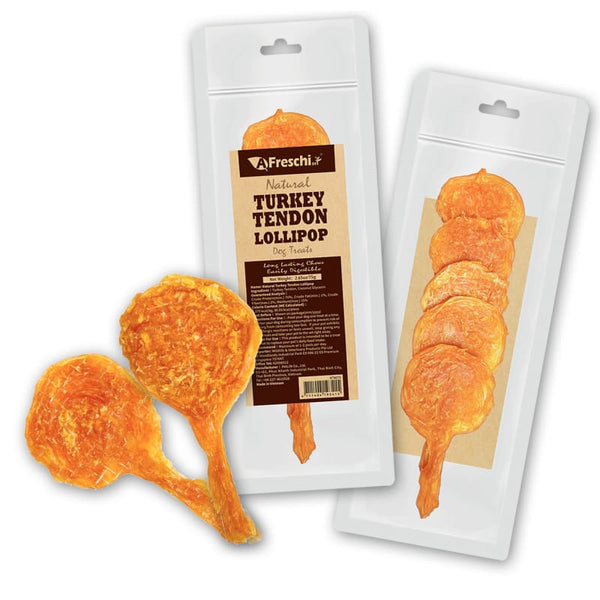 AFreschi Natural Turkey Tendon Dog Chew