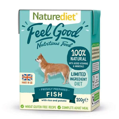 Naturediet [BUY 2 FREE 1!] Naturediet Feel Good Fish Wet Dog Food 200g Dog Food & Treats