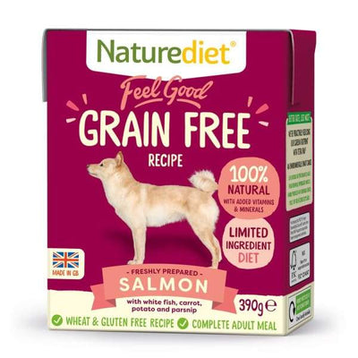 Naturediet [BUY 2 FREE 1!] Naturediet Feel Good Grain-Free Salmon Wet Dog Food 390g Dog Food & Treats