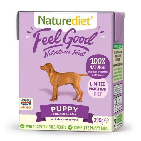 Naturediet [BUY 2 FREE 1!] Naturediet Feel Good Puppy Wet Dog Food 390g Dog Food & Treats
